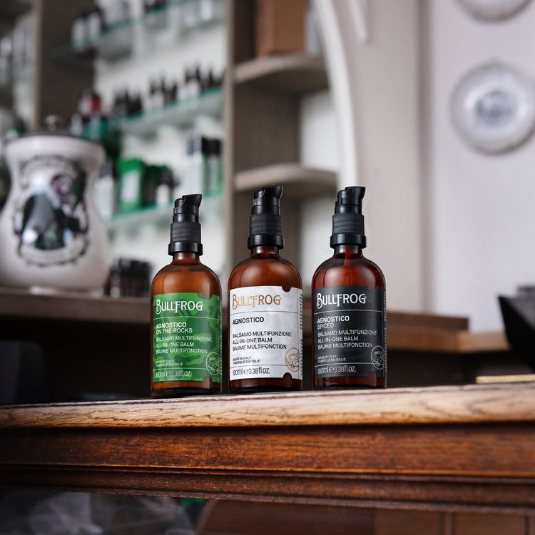 Bullfrog Barbershop luxury packaging